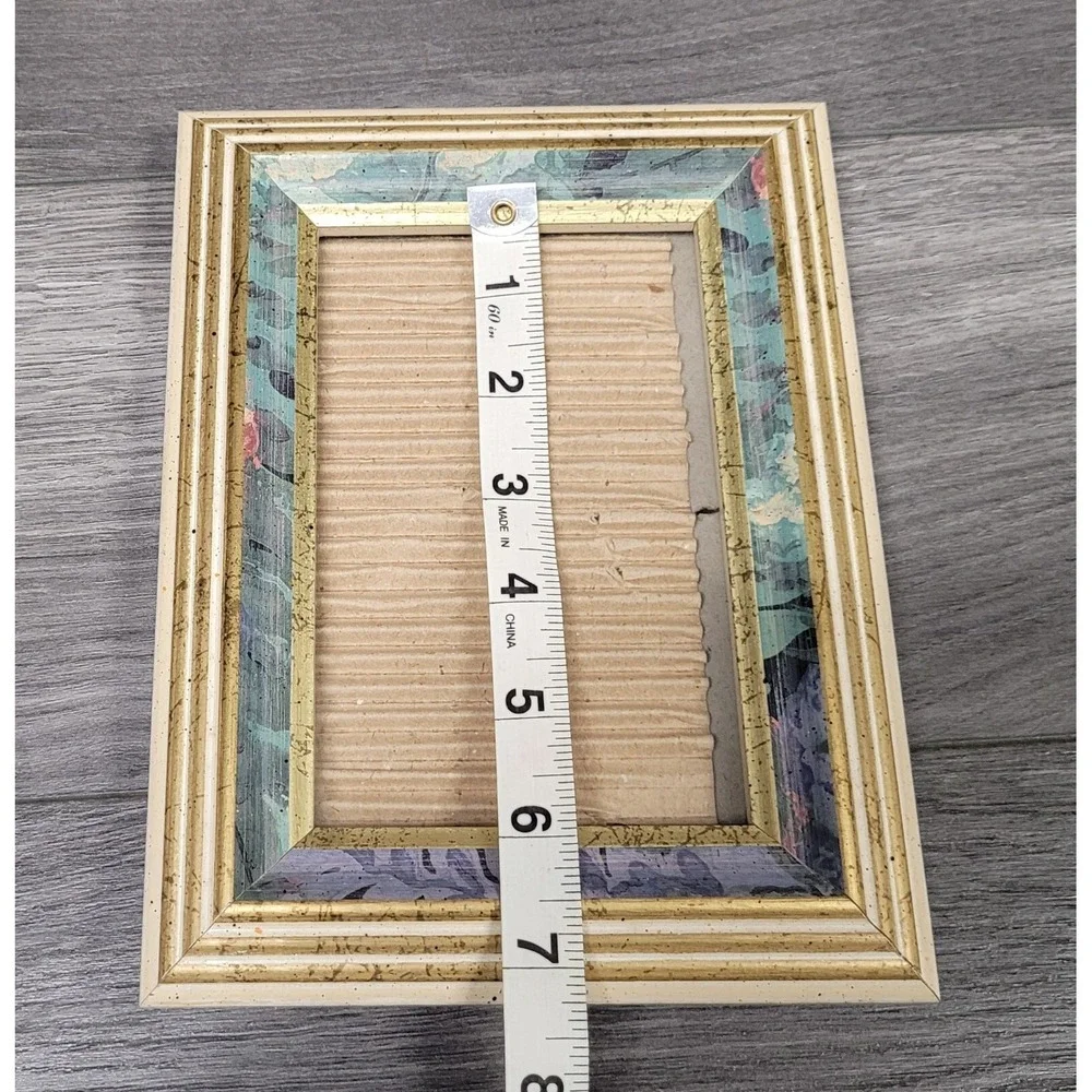 Fetco 6 x 4 Photo Frame Green/Purple/Multi-color Border